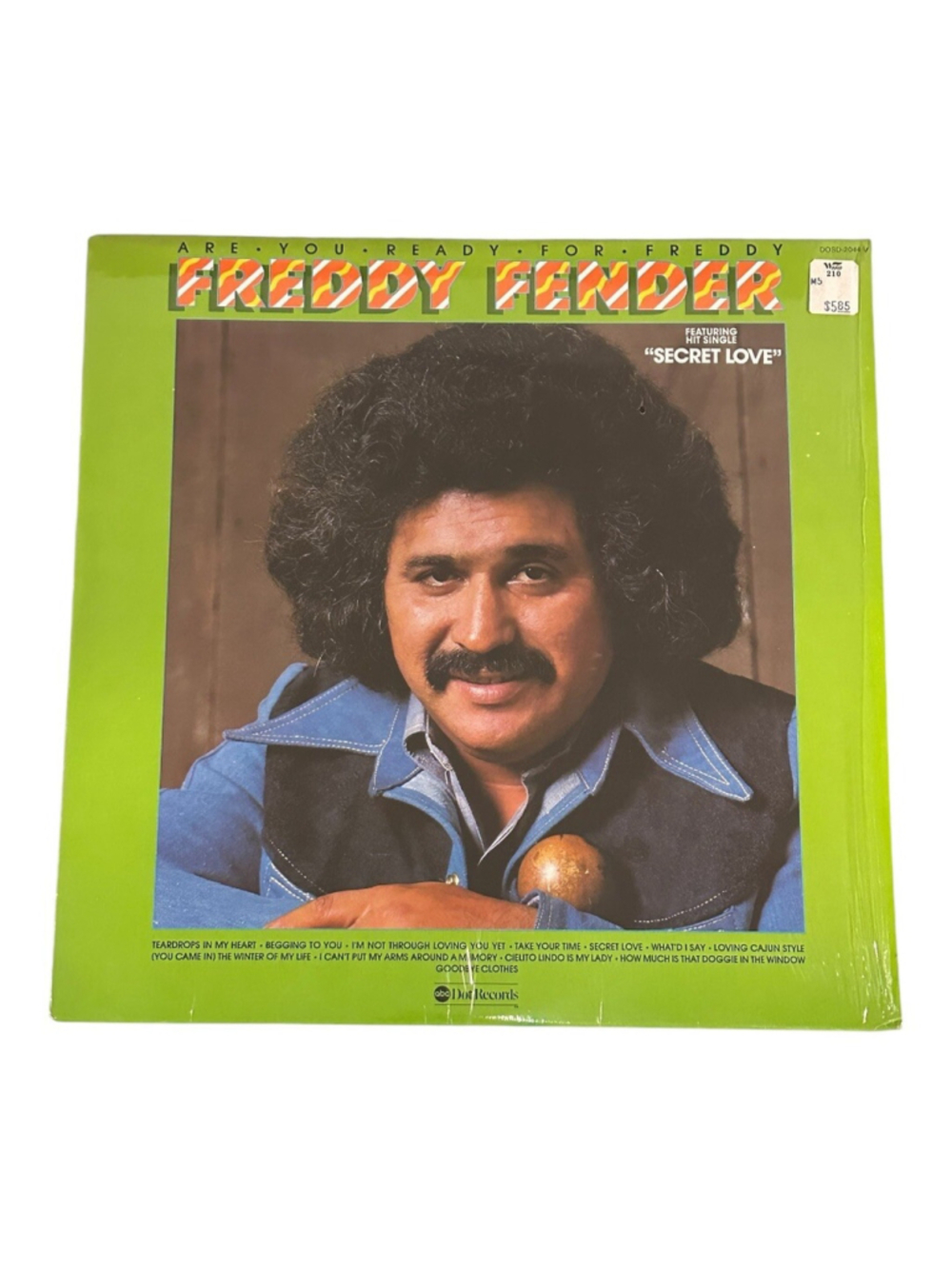 Freddy Fender Are You Ready For Freddy Vinyl 1975 LP